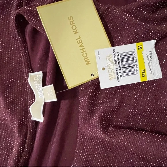 Michael Kors LS Blouse Size Medium - Picture 12 of 14